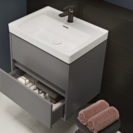 Cersanit K114-006 - Lavoar încastrat CREA 44,5x60 cm ceramică/alb lucios