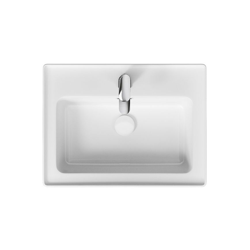Cersanit K114-006 - Lavoar încastrat CREA 44,5x60 cm ceramică/alb lucios