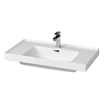 Cersanit K114-017 - Lavoar CREA 44,5 x 80,5 cm pentru blat/suspendat, ceramică, alb lucios