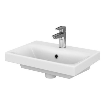 Cersanit K116-008 - Lavoar MODUO SLIM 35 x 50 cm pentru montare pe blat/suspendat, ceramică, alb lucios