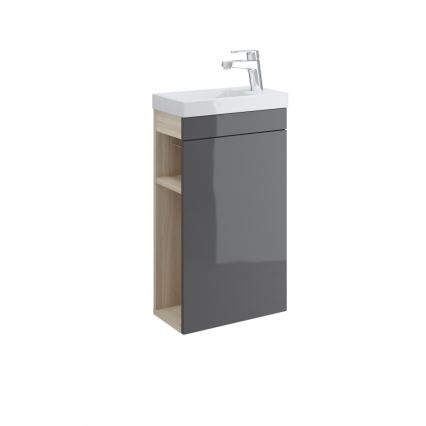 Cersanit COMO K32-001-BOX - Lavoar pe blat/suspendat, 22 x 40 cm, ceramică, alb lucios