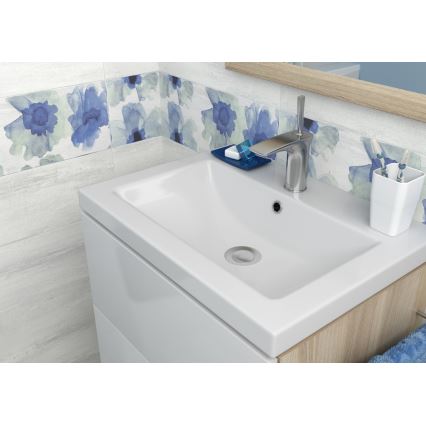 Cersanit K32-002-BOX - Lavoar pentru blat/suspendat COMO 40x50 cm ceramică/alb lucios