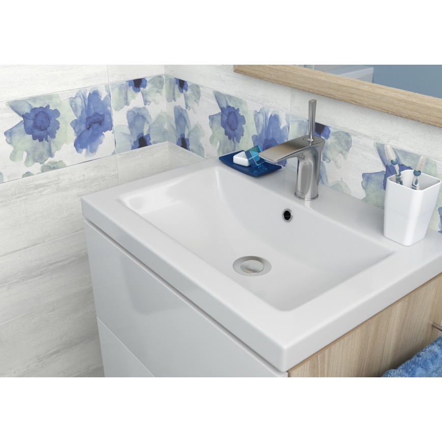 Cersanit K32-002-BOX - Lavoar pentru blat/suspendat COMO 40x50 cm ceramică/alb lucios