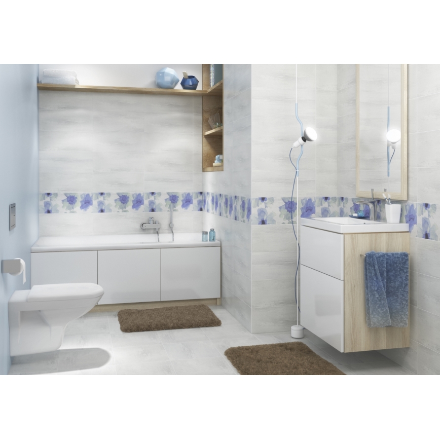 Cersanit K32-002-BOX - Lavoar pentru blat/suspendat COMO 40x50 cm ceramică/alb lucios