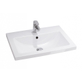 Cersanit K32-003-BOX - Lavoar COMO 45 x 60 cm, pentru blat/suspendat, ceramică, alb lucios