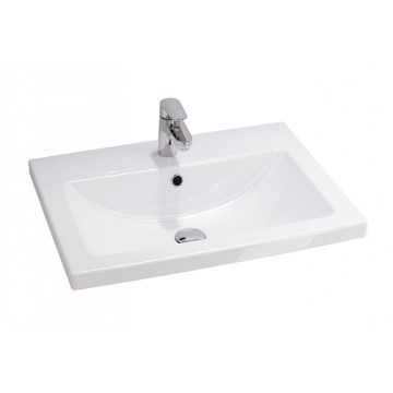 Cersanit K32-003-BOX - Lavoar COMO 45 x 60 cm, pentru blat/suspendat, ceramică, alb lucios