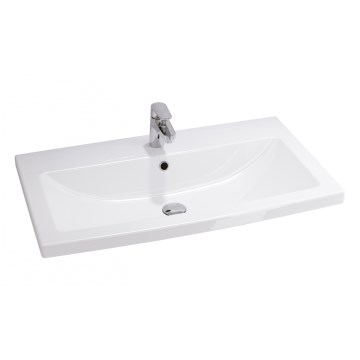 Cersanit K32-004-BOX - Lavoar COMO 45 x 80 cm, ceramică, alb lucios, pentru blat/suspendat