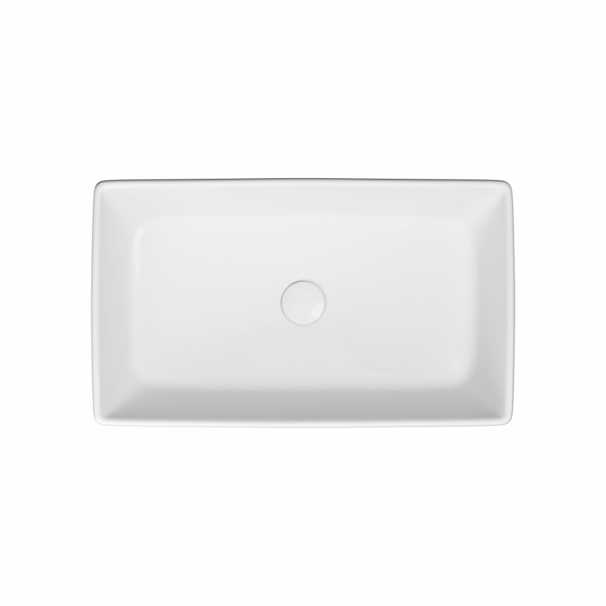 Cersanit K35-047-ECO - Lavoar CITY pentru blat, 36 x 60 cm, ceramică, alb lucios