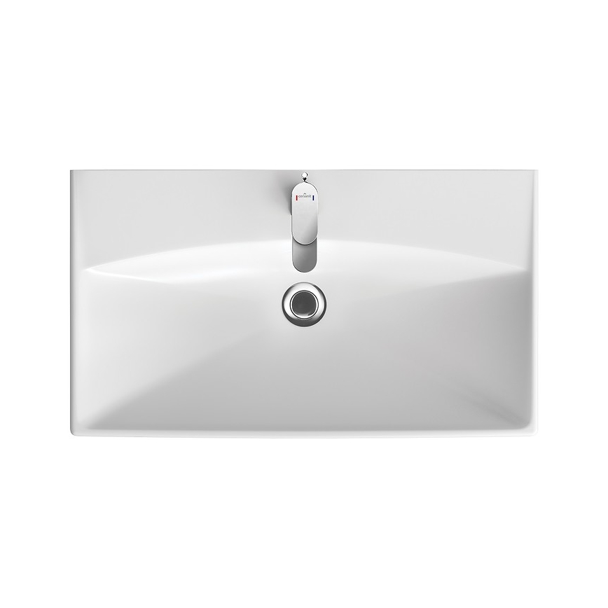 Cersanit K35-061 - Lavoar încastrat CITY, 45,5 x 80,5 cm, ceramică, alb lucios