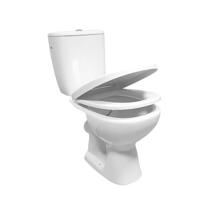 Cersanit K667-052 - Vas WC pe pardoseală cu scaun ARTECO, ceramică/albă