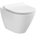 Cersanit K701-104 - WC suspendat CITY OVAL cu capac, ceramică/alb