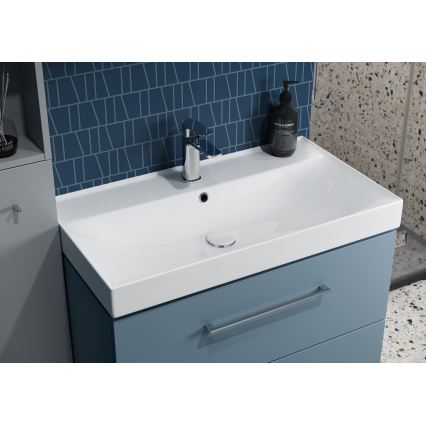 Cersanit LARGA K120-010 - lavoar încastrat 46x80,5 cm ceramică/alb lucios