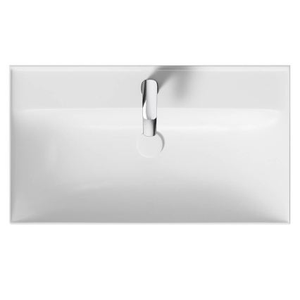 Cersanit LARGA K120-010 - lavoar încastrat 46x80,5 cm ceramică/alb lucios