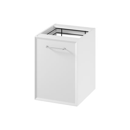 Cersanit S1022-011 - Dulap de baie suspendat cu coș pentru rufe MILLE 40x55x45 cm alb
