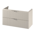 Cersanit S1015-013 - Dulap suspendat pentru lavoar TIRSO, 100 x 55 x 45 cm, bej