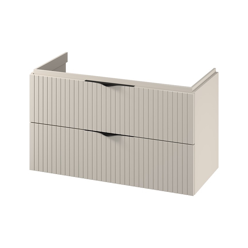 Cersanit S1015-013 - Dulap suspendat pentru chiuvetă TIRSO 100x45 cm, bej