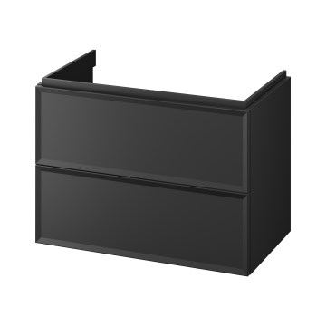Cersanit S1017-003 - Dulap suspendat pentru lavoar MILLE 80x55x45 cm, negru