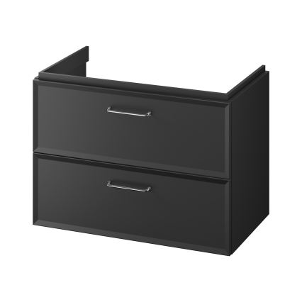 Cersanit S1017-003 - Dulap suspendat pentru lavoar MILLE 80x55x45 cm, negru