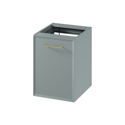 Cersanit S1022-010 - Corp suspendat pentru baie MILLE cu coș pentru rufe, 40x55x45 cm, mentă