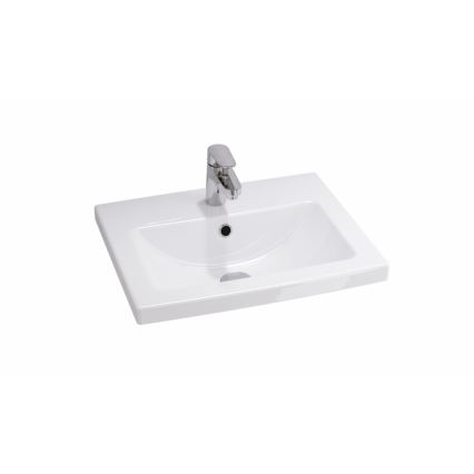 Cersanit S801-153-DSM - Dulap suspendat pentru baie cu lavoar LARA COMO 50x40 cm, nuc