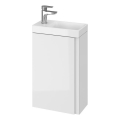 Cersanit S801-218-DSM - Dulap suspendat pentru baie cu lavoar MODUO SLIM 40x22 cm alb lucios