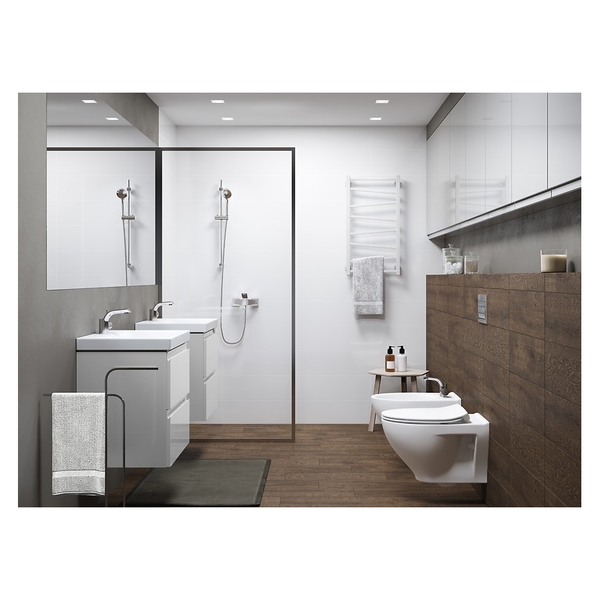 Cersanit S801-223-DSM - Dulap suspendat pentru baie cu lavoar MODUO 60x57x45 cm alb lucios