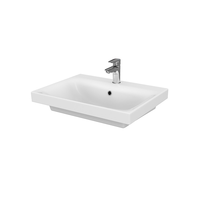 Cersanit S801-223-DSM - Dulap suspendat pentru baie cu lavoar MODUO 60x57x45 cm alb lucios