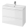 Cersanit S801-225-DSM - Dulap suspendat pentru baie cu lavoar MODUO SLIM 80x57x38 cm, alb lucios