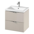 Cersanit S801-541 - Dulap de baie suspendat TIRSO cu lavoar, 60x60x45 cm, bej