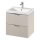 Cersanit S801-541 - Dulap de baie suspendat TIRSO cu lavoar, 60x60x45 cm, bej