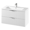 Cersanit S801-542 - Corp suspendat pentru baie cu lavoar TIRSO 100x60x45 cm, alb