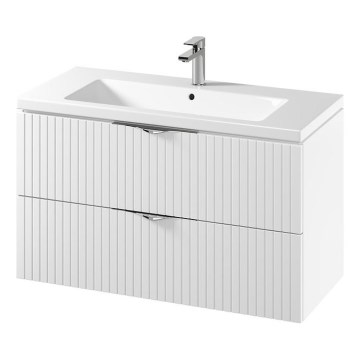 Cersanit S801-542 - Corp suspendat pentru baie cu lavoar TIRSO 100x60x45 cm, alb