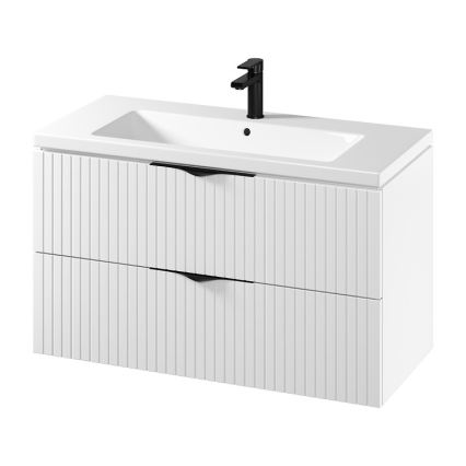Cersanit S801-542 - Corp suspendat pentru baie cu lavoar TIRSO 100x60x45 cm, alb