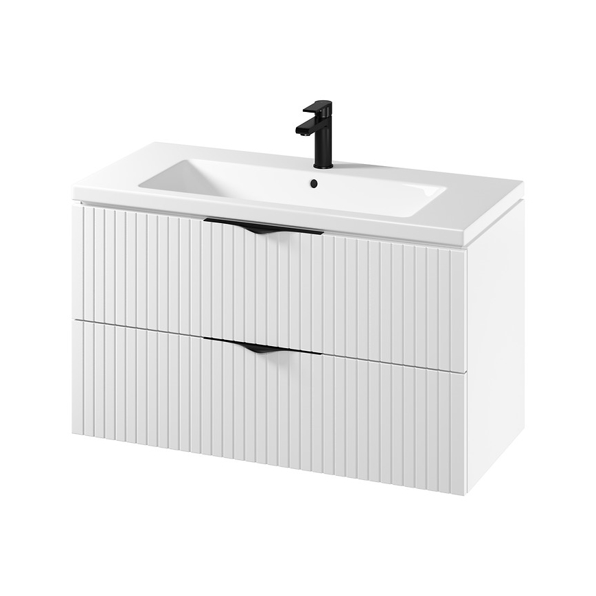 Cersanit S801-542 - Corp suspendat pentru baie cu lavoar TIRSO 100x60x45 cm, alb