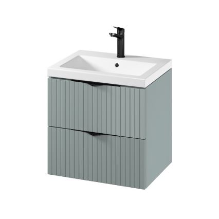 Cersanit S801-544 - Dulap suspendat pentru baie cu lavoar TIRSO 60x60x45 cm mentă