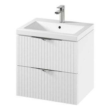 Cersanit S801-545 - Mobilier suspendat pentru baie TIRSO cu lavoar, 60 x 60 x 45 cm, alb