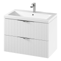 Cersanit S801-547 - Dulap suspendat pentru baie TIRSO cu lavoar, 80x60x45 cm, alb