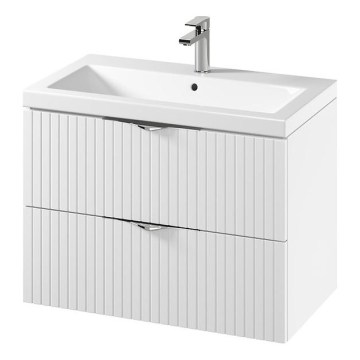 Cersanit S801-547 - Dulap suspendat pentru baie TIRSO cu lavoar, 80x60x45 cm, alb