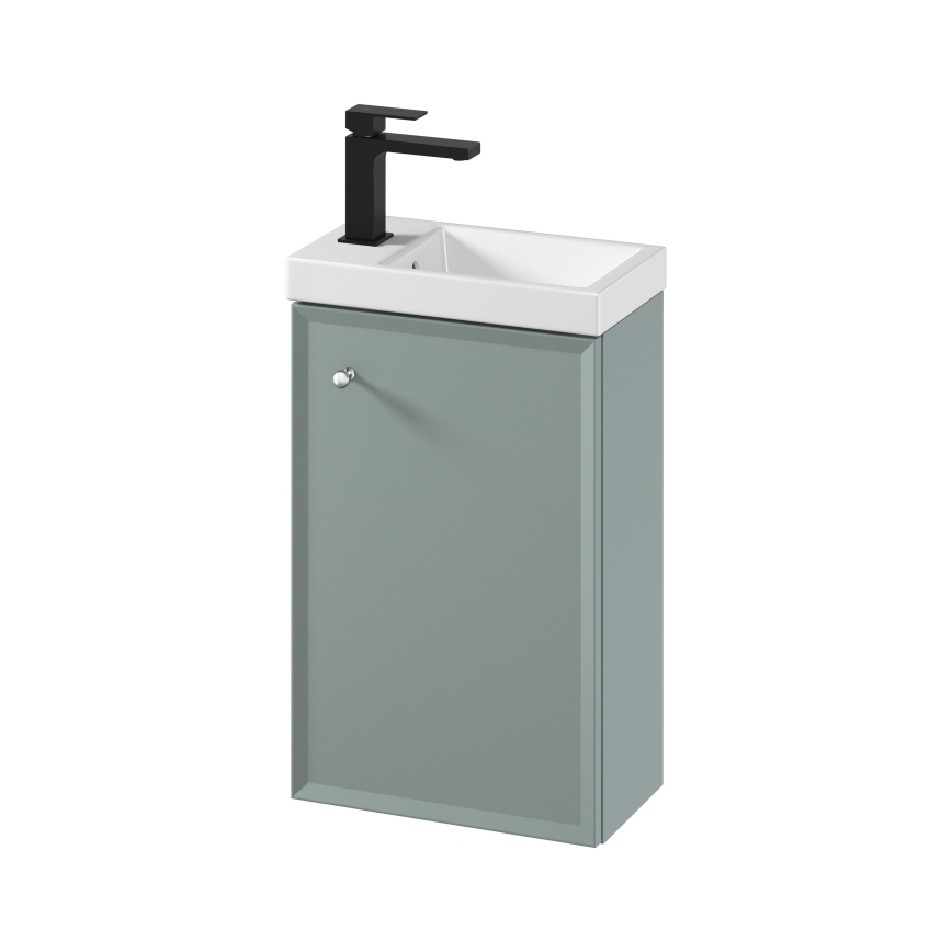 Cersanit S801-570 - Dulap suspendat de baie cu lavoar MILLE 40x62x22 cm, culoare mentă