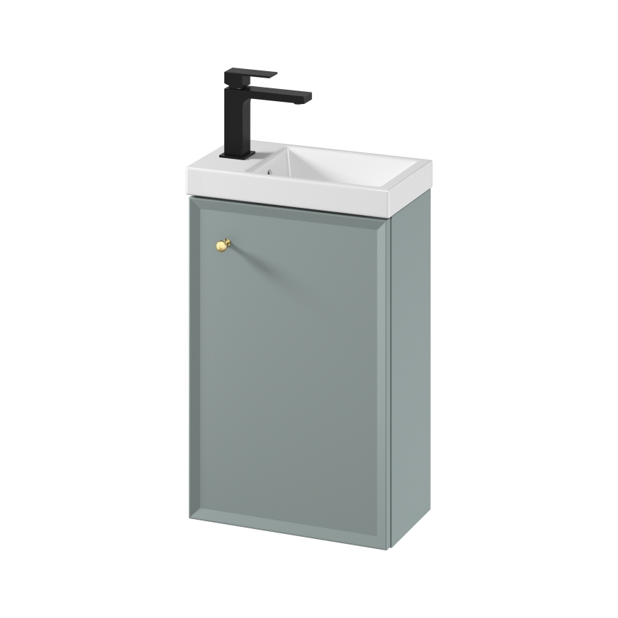 Cersanit S801-570 - Dulap suspendat de baie cu lavoar MILLE 40x62x22 cm, culoare mentă