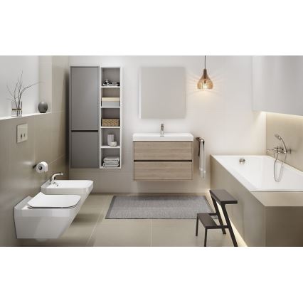 Cersanit S924-008 - Dulap suspendat sub lavoar CREA 60x54x45 cm, stejar