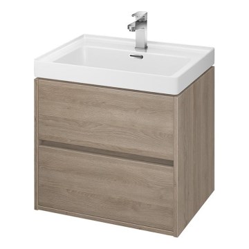Cersanit S924-008 - Dulap suspendat sub lavoar CREA 60x54x45 cm, stejar