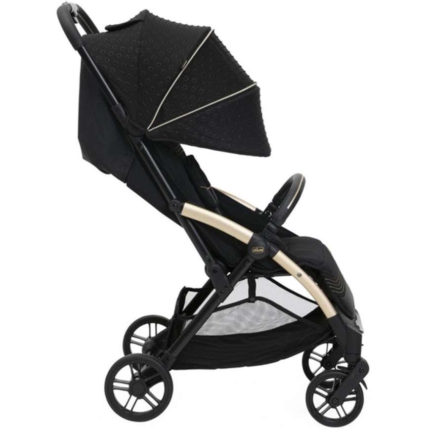 Chicco - Cărucior sport GOODY XPLUS Black Re_Lux Eco+ + trotineta ALL AROUND