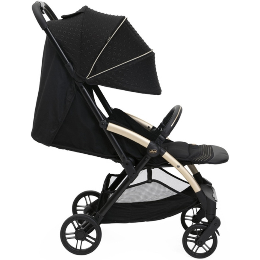 Chicco - Cărucior sport GOODY XPLUS Black Re_Lux Eco+ + trotineta ALL AROUND