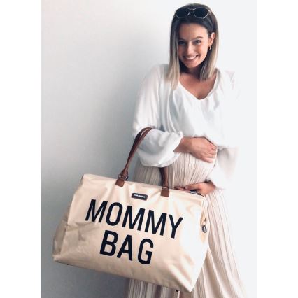 Childhome - Geantă pentru scutece MOMMY BAG cremă