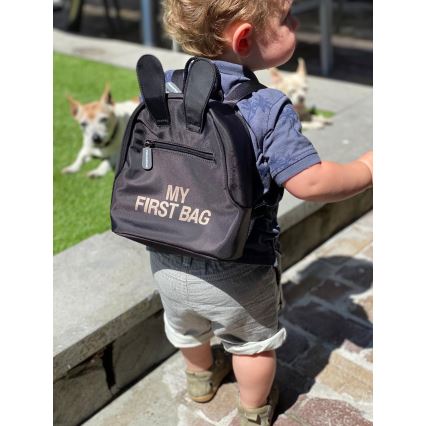 Childhome - Rucsac pentru copii MY FIRST BAG negru