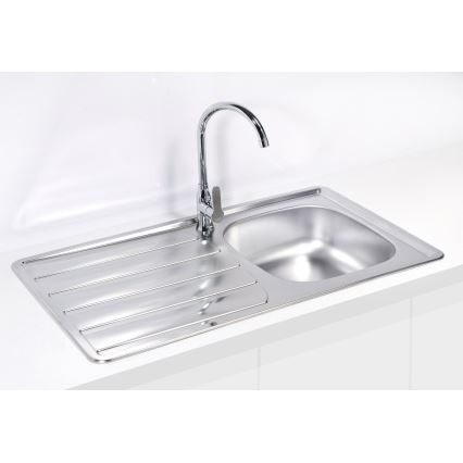 Chiuvetă de bucătărie ALVEUS 1098938 ZOOM 79x50 cm crom