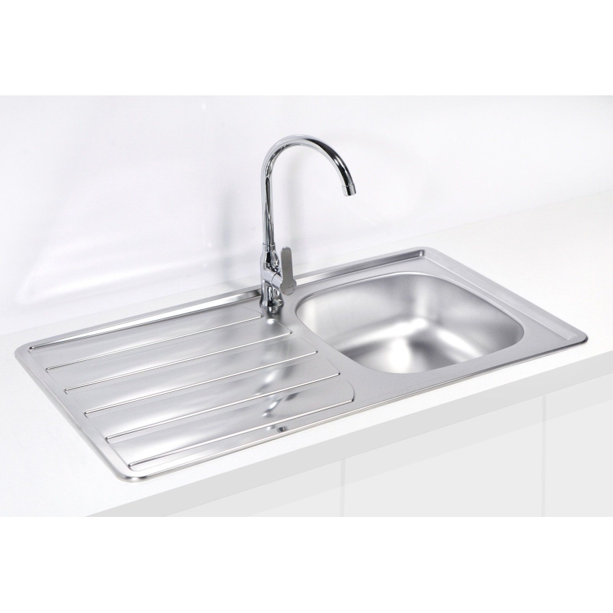 Chiuvetă de bucătărie ALVEUS 1098938 ZOOM 79x50 cm crom