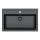 Chiuvetă de bucătărie ALVEUS 1148163 ATROX 79x50 cm negru