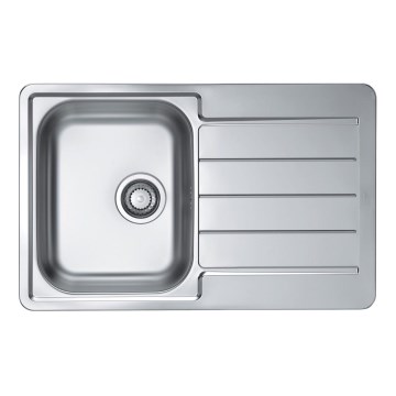 Chiuvetă de bucătărie ALVEUS LINE 79 x 50 cm, inox satinat - 1069147